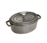 STAUB 405093170 - Cocotte ovale - Ø 29 cm - Gris graphite