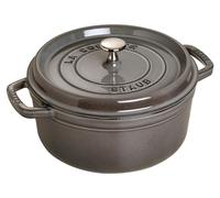 STAUB, cocotte en fonte, pour toutes sources de chaleur, y compris l'induction, forme ronde, 18 cm, capacité de 1,7 litre