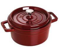 STAUB Cocotte en Fonte Ronde 24 cm, 3,8 L, Grenadine, Induction