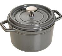 STAUB Cocotte en Fonte, Ronde, 16 cm, 1,2 L, Gris Graphite