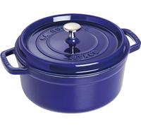 STAUB Cocotte en Fonte, Ronde, 26 cm, 5 L, Bleu Intense