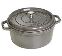 STAUB Cocotte en Fonte, Ronde, 28 cm, 6,7 L, Gris Graphite