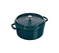 Staub Cocotte en fonte ronde La Mer - 6,7 L - trois couches d'émail