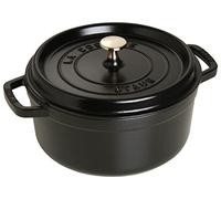 Staub Cocotte en fonte émaillée ronde Ø 28 cm 6,7 L Noir