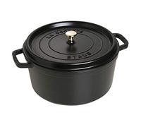 STAUB Cocotte En Fonte, Ronde, Ã˜ 30 Cm, 8,35 L, Noir Mat
