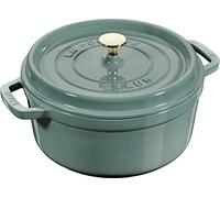 Staub - Cocotte en Fonte Ronde avec Couvercle à Picots 20 cm Eucalyptus - STAUB