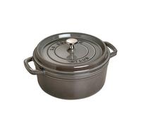 STAUB Cocotte en fonte ronde Staub 5.2 l gris