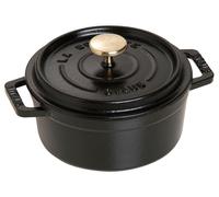 STAUB Cocotte, faitout en fonte avec couvercle, 12 cm, 0,4 L, forme ronde, compatible avec toutes les sources de chaleur