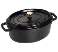 STAUB Cocotte, faitout en fonte avec couvercle, 29 cm, 4,2 L, ovale, compatible avec toutes les sources de chaleur