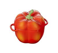 Staub Mini cocotte céramique Paprika 0,47 L Orange-rouge