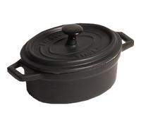 Staub Cocotte ovale La Cocotte en fonte Ø 17 cm 1 L Noir mat