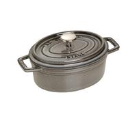 STAUB Cocotte ovale La Cocotte Staub fonte 1 L Gris graphite