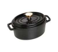 Staub Cocotte ovale La Cocotte en fonte Ø 17 cm 1 L Noir mat