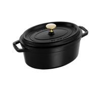 STAUB Cocotte ovale La Cocotte Staub fonte 2.35 L Noir