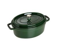 STAUB Cocotte ovale La Cocotte Staub fonte 4.2 L Basilic vert