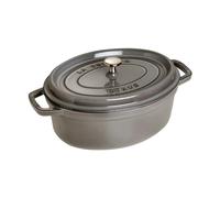 Staub Cocotte ovale en fonte La Cocotte 5,5 L Gris graphite