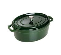 STAUB Cocotte ovale La Cocotte Staub fonte 6.7 L Basilic vert