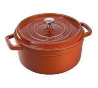 STAUB Cocotte Rond 26 cm Cannelle Orange G