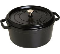 STAUB Cocotte ronde La Cocotte Staub fonte 8.4 L Noir