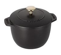 Staub Cocotte à riz 16 cm ronde en fonte noir mat G