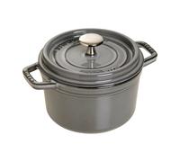 Staub Cocotte ronde La Cocotte – Fonte 1,2 L – Gris graphite