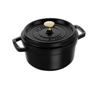 Cocotte en fonte Emaillée Ronde Staub NOIR D20 cm 2,2L