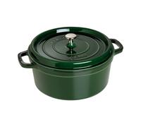 Staub Cocotte en fonte La Cocotte 28 cm 6,7 L Made in France Vert basilic