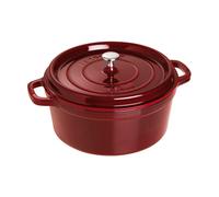 STAUB Cocotte ronde La Cocotte Staub fonte 6.7 L Rouge grenadine
