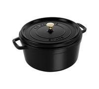 STAUB Cocotte ronde La Cocotte Staub fonte 8.4 L Noir