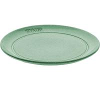 STAUB Dining Line Assiette plate 15 cm Vert sauge Céramique Anti-rayures