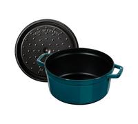 STAUB Faitout rond La Mer. trois couches d'émail 5.2 l