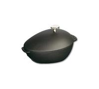 Staub Moulière en fonte 1102523 - nickelé - noir mat Ø 25 cm 2 L