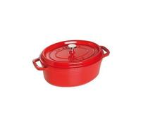 Staub Fonte - 1103106 - Cocotte - Ovale - Cerise - 31 Cm Rouge