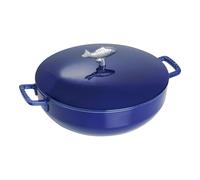 Staub Formes spéciales 28 cm, Cocotte du pêcheur, Bleu intense