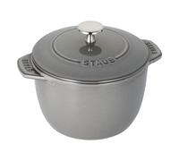 Staub Formes spéciales Cocotte à riz 16 cm, Rond(e), Gris graphite, Fonte