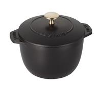 Staub Formes spéciales Cocotte à riz 16 cm, Rond(e), Noir mat, Fonte