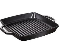 STAUB Poêle à griller Pure Staub fonte carrée noire 28 cm