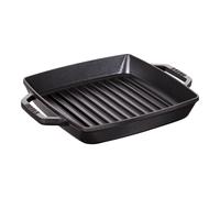 Staub Grils Gril 23 cm, Fonte, Noir mat