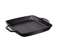 Staub Grils Gril 33 cm, Fonte, Noir mat