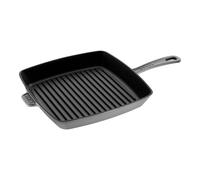 Staub Poêle à griller en fonte 40501-109-0 carrée 30 cm Gris graphite