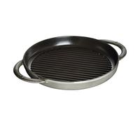Staub Grils Pure Gril 26 cm, Rond(e), Gris graphite, Fonte