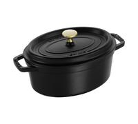 Staub La Cocotte Cocotte 23 cm, Ovale, Noir mat, Fonte