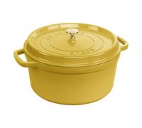 Staub Cocotte La Cocotte 28 cm ronde en fonte émaillée Citron
