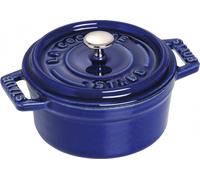Staub,La Cocotte,Cocotte,28cm,6.70l,Bleu foncé,Fonte,ronde