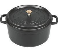 Staub Cocotte ronde La Cocotte en fonte 8,4 L Noir