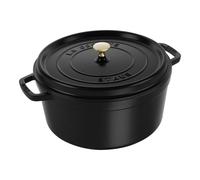 Staub La Cocotte Cocotte 34 cm, Rond(e), Noir mat, Fonte
