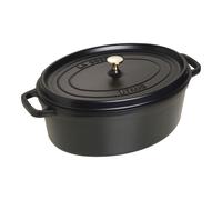 Staub La Cocotte Cocotte 37 cm, Ovale, Noir mat, Fonte