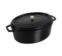 Staub La Cocotte Cocotte 41 cm, Ovale, Noir mat, Fonte