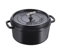 Staub La Cocotte Cocotte Buster+Punch 28 cm, Rond(e), Noir mat, Fonte