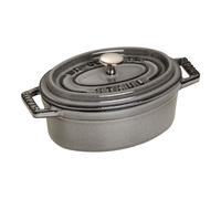 Staub La Cocotte Mini Cocotte 11 cm, Ovale, Gris graphite, Fonte